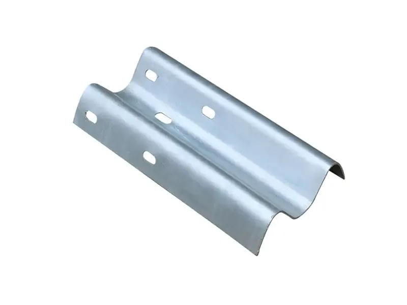 W beam guardrail section — مقطع الحاجز ثنائي الموجة 312×85 مم